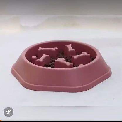 Anti-Choke Slow Feeder Dog Bowl